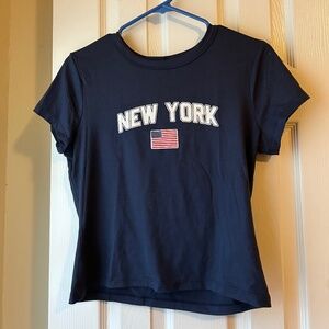 Navy blue graphic tshirt